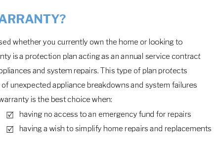 sensible home warranty company